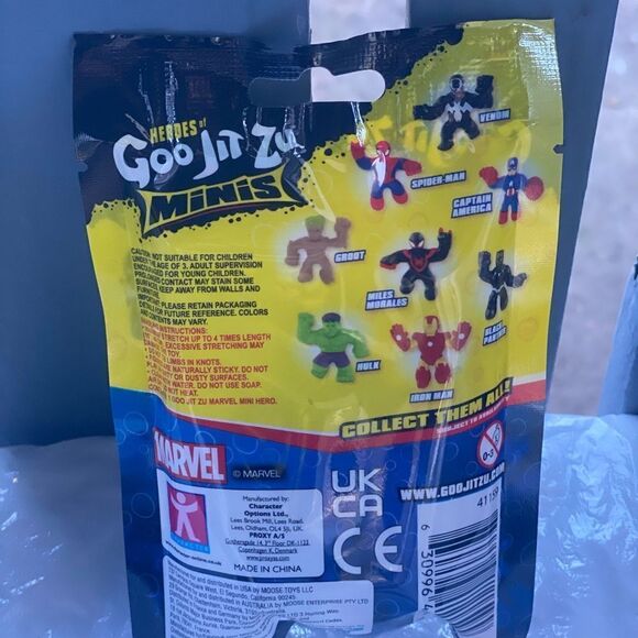 Heroes of Goo Jit Zu Minis Marvel Stretch Squish Miles Morales - Picture 3 of 3